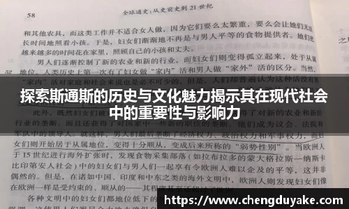 探索斯通斯的历史与文化魅力揭示其在现代社会中的重要性与影响力